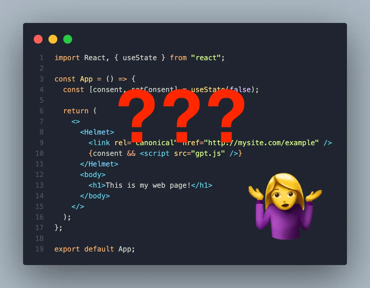 Script Tags in React?